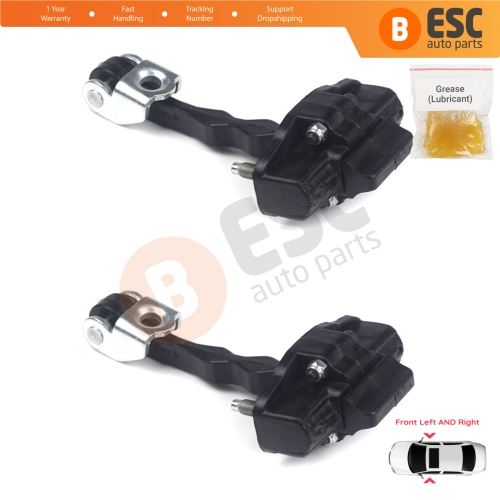 2 Pieces Front Door Hinge Stop Check Strap Limiter 4694080 for Fiat Doblo 263 Citroen Nemo Peugeot Bipper Opel Combo D