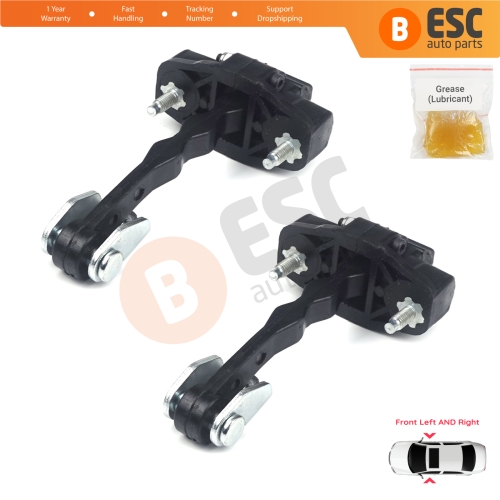 2 Pieces Front Door Hinge Stop Check Strap Limiter 4694080 for Fiat Doblo 263 Citroen Nemo Peugeot Bipper Opel Combo D