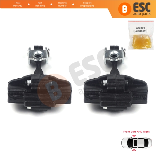 2 Pieces Front Door Hinge Stop Check Strap Limiter 4694080 for Fiat Doblo 263 Citroen Nemo Peugeot Bipper Opel Combo D