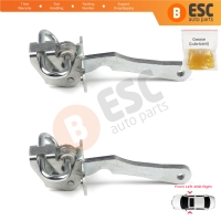 2 Pieces Front Door Hinge Stop Check Strap Limiter for Fiat Ducato MK2 230 244 1994-2006 1328196080 