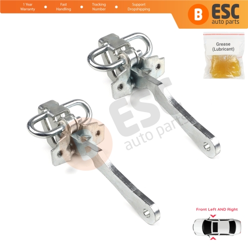2 Pieces Front Door Hinge Stop Check Strap Limiter for Fiat Ducato MK2 230 244 1994-2006 1328196080 