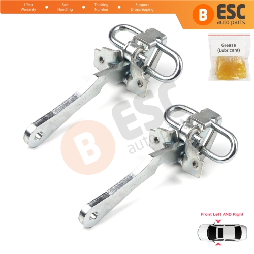2 Pieces Front Door Hinge Stop Check Strap Limiter for Fiat Ducato MK2 230 244 1994-2006 1328196080 
