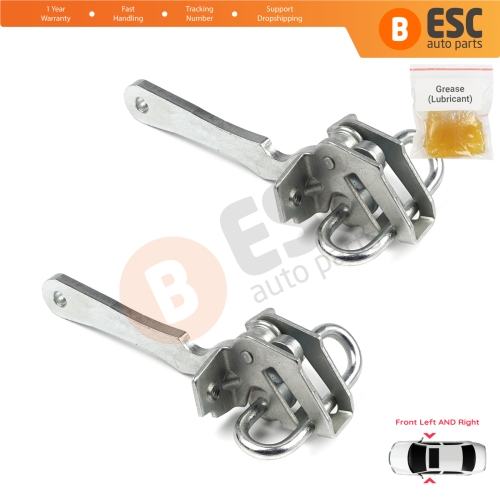 2 Pieces Front Door Hinge Stop Check Strap Limiter for Fiat Ducato MK2 230 244 1994-2006 1328196080 