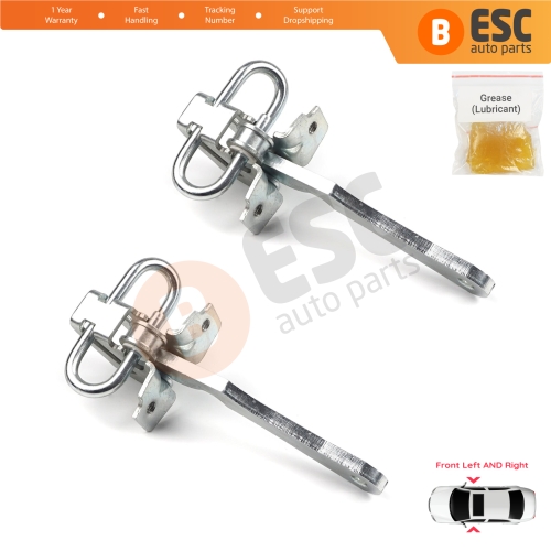 2 Pieces Front Door Hinge Stop Check Strap Limiter for Fiat Ducato MK2 230 244 1994-2006 1328196080 