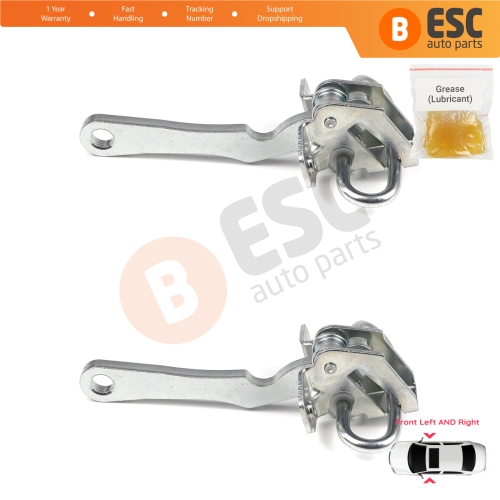 2 Pieces Front Door Hinge Stop Check Strap Limiter 9181G3 for Peugeot Boxer MK1 230 244 1994-2006