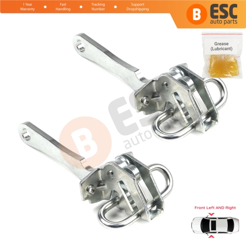 2 Pieces Front Door Hinge Stop Check Strap Limiter 9181G3 for Peugeot Boxer MK1 230 244 1994-2006