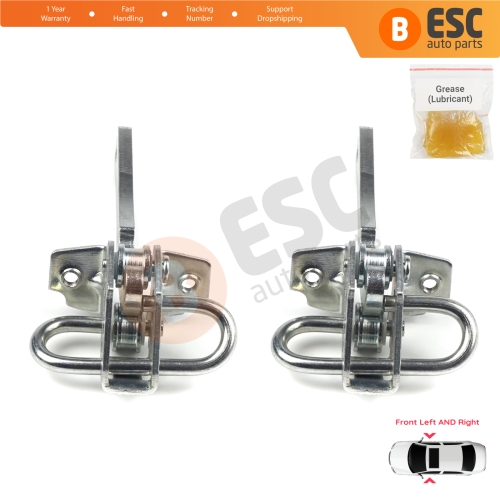 2 Pieces Front Door Hinge Stop Check Strap Limiter 9181G3 for Peugeot Boxer MK1 230 244 1994-2006
