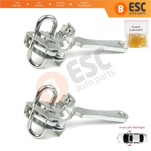 2 Pieces Front Door Hinge Stop Check Strap Limiter 9181G3 for Peugeot Boxer MK1 230 244 1994-2006