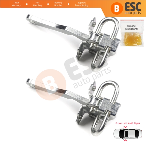 2 Pieces Front Door Hinge Stop Check Strap Limiter 9181G3 for Peugeot Boxer MK1 230 244 1994-2006