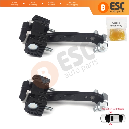 2 Pieces Front Door Hinge Stop Check Strap Limiter for Fiat Ducato Peugeot Boxer Manager 250 290 2006-On 9181N9 