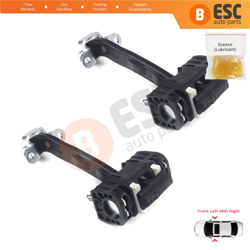 2 Pieces Front Door Hinge Stop Check Strap Limiter for Fiat Ducato Peugeot Boxer Manager 250 290 2006-On 9181N9 