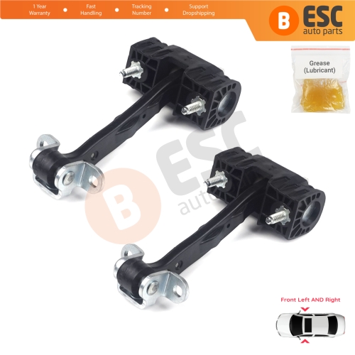 2 Pieces Front Door Hinge Stop Check Strap Limiter for Fiat Ducato Peugeot Boxer Manager 250 290 2006-On 9181N9 