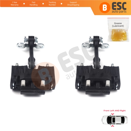 2 Pieces Front Door Hinge Stop Check Strap Limiter for Fiat Ducato Peugeot Boxer Manager 250 290 2006-On 9181N9 
