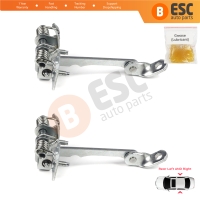 2 Pieces Rear Door Hinge Stop Check Strap Limiter for Renault 19 21 7702253350 