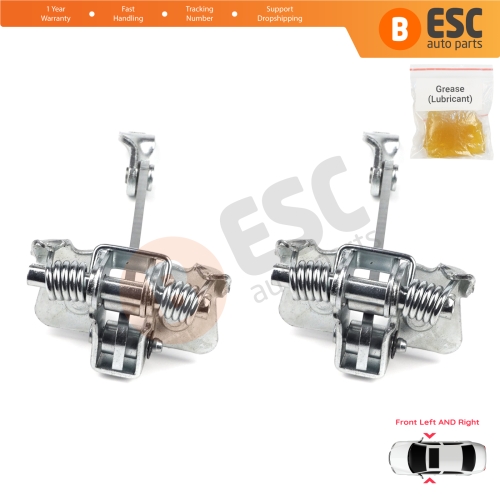 2 Pieces Front Door Hinge Stop Check Strap Limiter for Renault Megane MK1 4/5 Door 1996-2003 7700828427