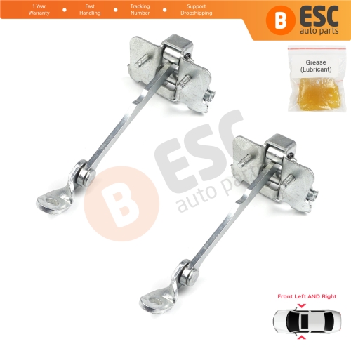 2 Pieces Front Door Hinge Stop Check Strap Limiter for Renault Scenic MK1 JA0/1 1996-2003 7700834326 