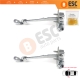 2 Pieces Front Door Hinge Stop Check Strap Limiter for Renault Scenic MK1 JA0/1 1996-2003 7700834326 