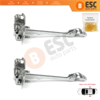 2 Pieces Rear Door Hinge Stop Check Strap Limiter for Renault Scenic MK1 JA0/1 1996-2003 7700834328 