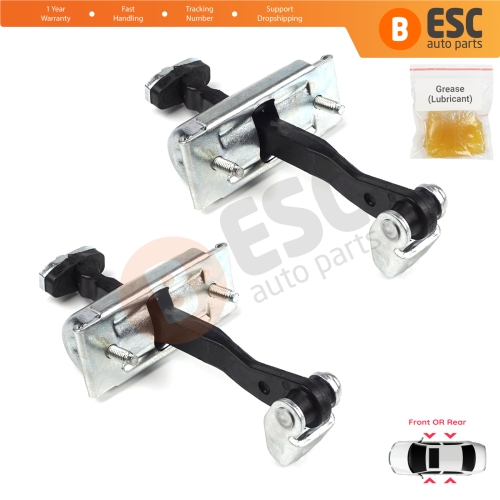 2 Pieces Front OR Rear Door Hinge Stop Check Strap Limiter for Ford Focus MK2 Kuga MK1 C Max MK1 3M51R23500AJ