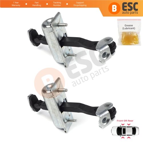 2 Pieces Front OR Rear Door Hinge Stop Check Strap Limiter for Ford Focus MK2 Kuga MK1 C Max MK1 3M51R23500AJ