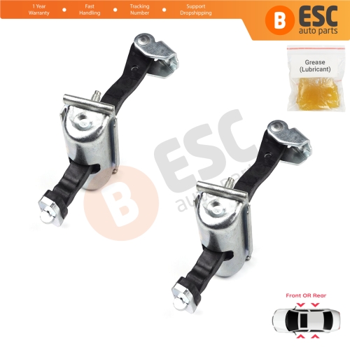 2 Pieces Front OR Rear Door Hinge Stop Check Strap Limiter for Ford Focus MK2 Kuga MK1 C Max MK1 3M51R23500AJ