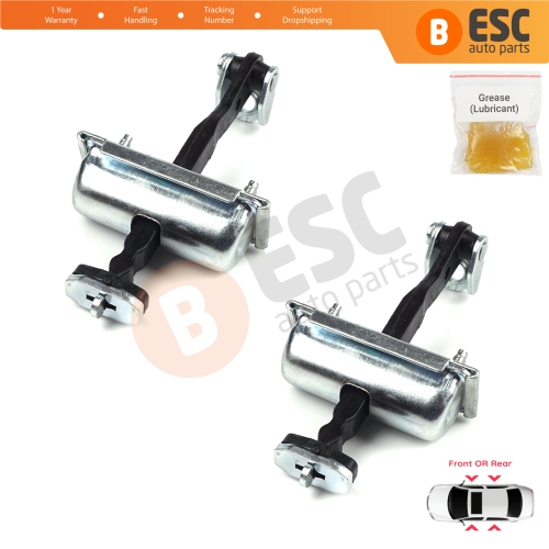 2 Pieces Front OR Rear Door Hinge Stop Check Strap Limiter for Ford Focus MK2 Kuga MK1 C Max MK1 3M51R23500AJ