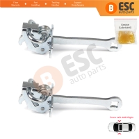 2 Pieces Front Door Hinge Stop Check Strap Limiter for Vauxhall Opel Vectra B 1995-2002 5160228 