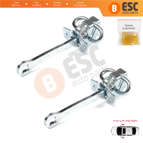 2 Pieces Front Door Hinge Stop Check Strap Limiter for Vauxhall Opel Vectra B 1995-2002 5160228 