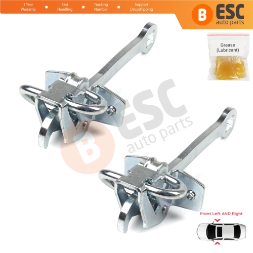 2 Pieces Front Door Hinge Stop Check Strap Limiter for Vauxhall Opel Vectra B 1995-2002 5160228 