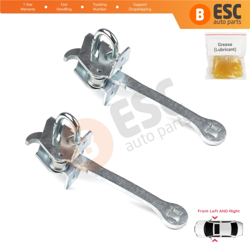 2 Pieces Front Door Hinge Stop Check Strap Limiter for Vauxhall Opel Vectra B 1995-2002 5160228 