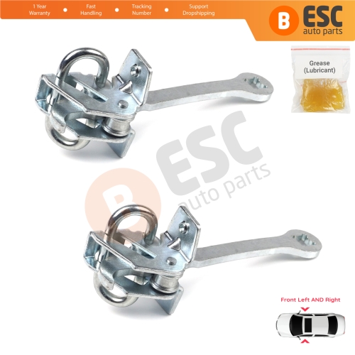 2 Pieces Front Door Hinge Stop Check Strap Limiter for Vauxhall Opel Vectra B 1995-2002 5160228 