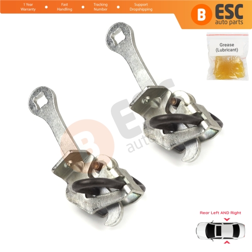 2 Pieces Rear Door Hinge Stop Check Strap Limiter for Vauxhall Opel Vectra B 1995-2002 5160229