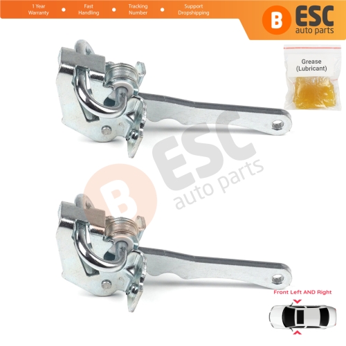 2 Pieces Front Door Hinge Stop Check Strap Limiter for Fiat Bravo Brava 182 Marea 185 MK1 46782841 