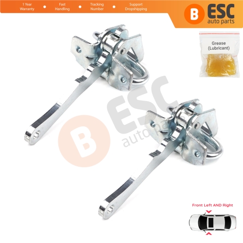 2 Pieces Front Door Hinge Stop Check Strap Limiter for Fiat Bravo Brava 182 Marea 185 MK1 46782841 