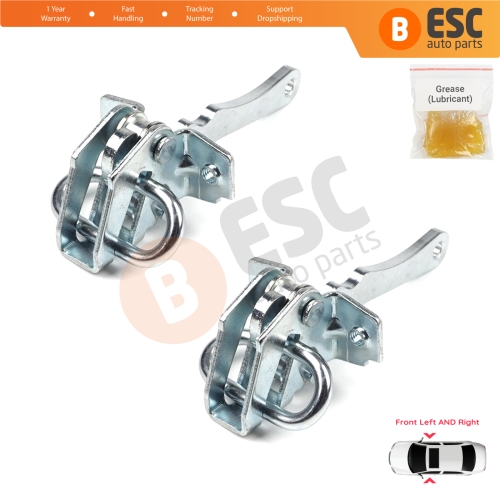 2 Pieces Front Door Hinge Stop Check Strap Limiter for Fiat Bravo Brava 182 Marea 185 MK1 46782841 