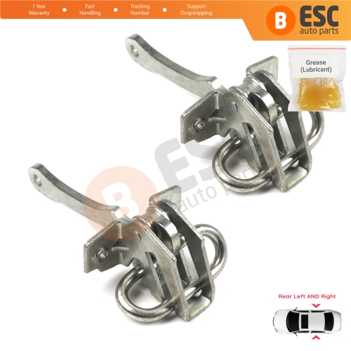2 Pieces Rear Door Hinge Stop Check Strap Limiter for Fiat Bravo Brava 182 Marea 185 MK1 Weekend 465638541