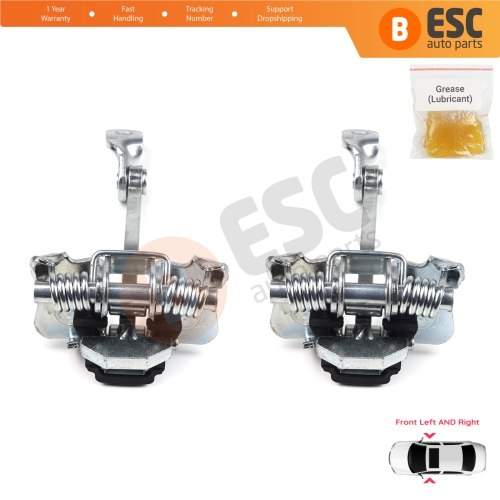 2 Pieces Front Door Hinge Stop Check Strap Limiter for Renault Clio MK1 2 3 Symbol Thalia MK1 7700842857 