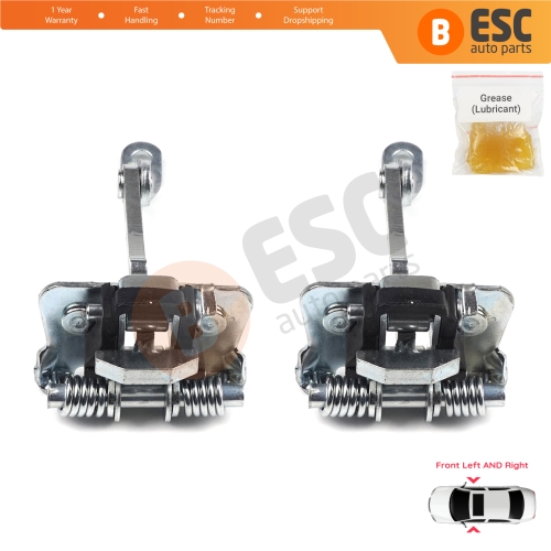2 Pieces Front Door Hinge Stop Check Strap Limiter for Renault Clio MK1 2 3 Symbol Thalia MK1 7700842857 