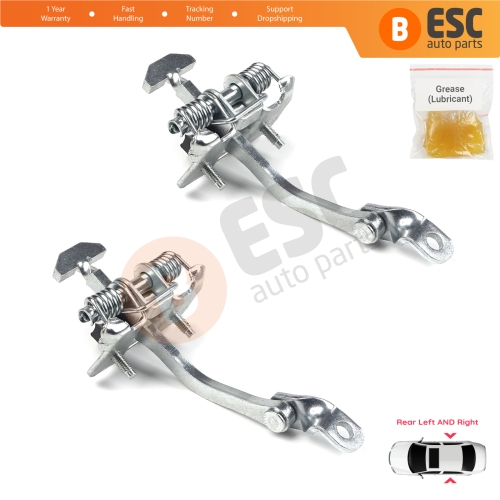 2 Pieces Rear Door Hinge Stop Check Strap Limiter for Renault Clio MK1 2 3 Symbol Thalia Platina 7700842859