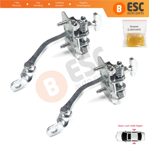 2 Pieces Rear Door Hinge Stop Check Strap Limiter for Renault Clio MK1 2 3 Symbol Thalia Platina 7700842859