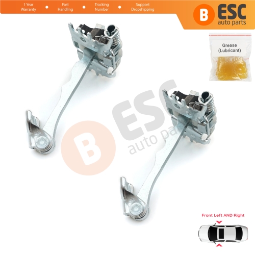 2 Pieces Front Door Hinge Stop Check Strap Limiter for Renault Fluence Megane MK3 4/5 Door 824310007R 