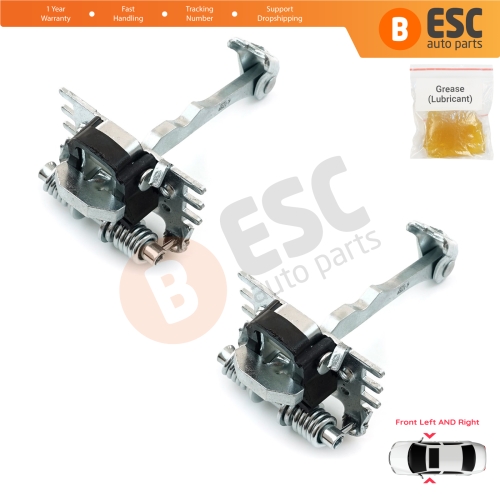 2 Pieces Front Door Hinge Stop Check Strap Limiter for Renault Fluence Megane MK3 4/5 Door 824310007R 