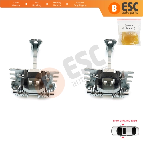 2 Pieces Front Door Hinge Stop Check Strap Limiter for Renault Fluence Megane MK3 4/5 Door 824310007R 