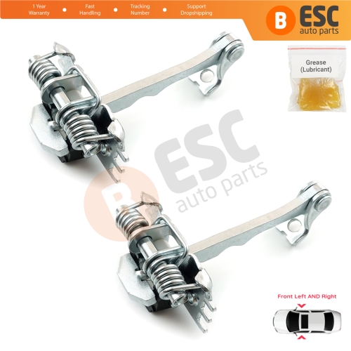 2 Pieces Front Door Hinge Stop Check Strap Limiter for Renault Fluence Megane MK3 4/5 Door 824310007R 
