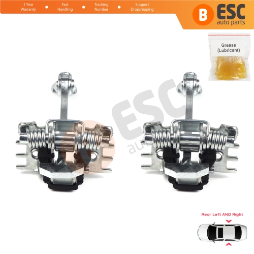 2 Pieces Rear Door Hinge Stop Check Strap Limiter for Renault Fluence Megane MK3 4/5 Door 824300003R 