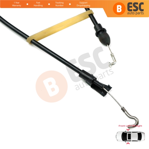 Front Inner Door Lock Release Latch Bowden Cable for VW Golf MK5 1K1 1K5 Plus 5M1 521 Jetta MK3 1K2 4/5 Door 5M0837085B 