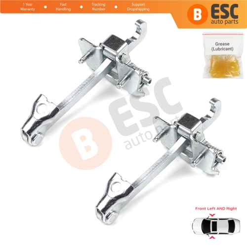 2 Pieces Front Door Hinge Stop Check Strap Limiter for Renault Master MK3 Opel Vauxhall Movano B MK2 804304453R 
