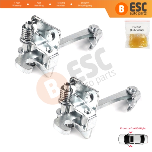 2 Pieces Front Door Hinge Stop Check Strap Limiter for Renault Master MK3 Opel Vauxhall Movano B MK2 804304453R 