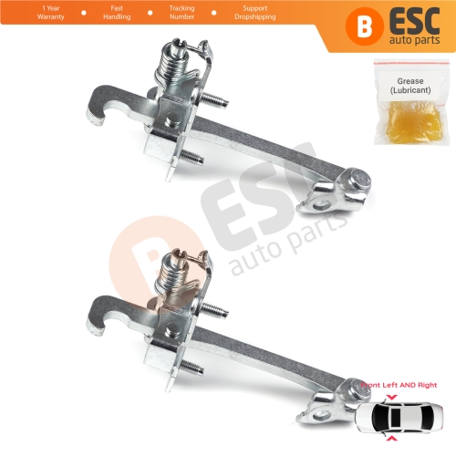 2 Pieces Front Door Hinge Stop Check Strap Limiter for Renault Master MK3 Opel Vauxhall Movano B MK2 804304453R 