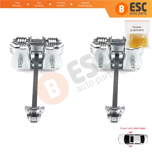 2 Pieces Front Door Hinge Stop Check Strap Limiter for Renault Master MK3 Opel Vauxhall Movano B MK2 804304453R 